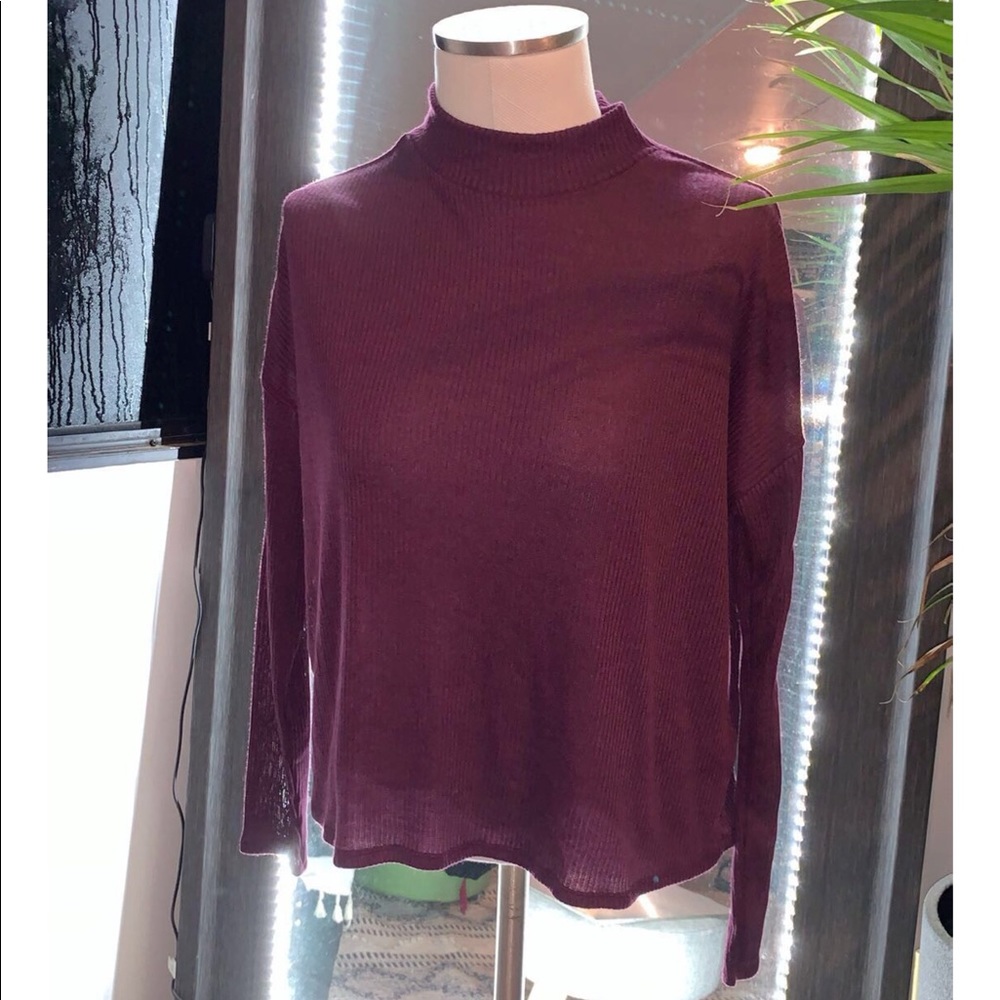 H&M Burgundy Long Sleeve
